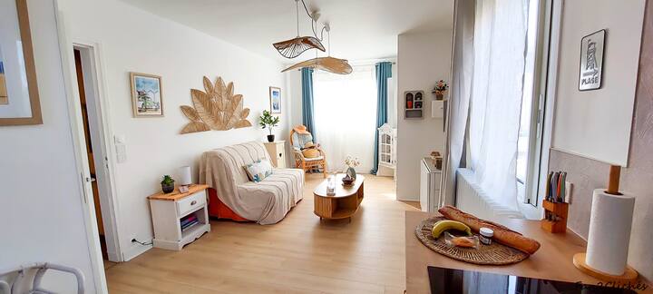 A 2 Ou 4/ Escapade Détente 5 Min Plage & Commerces - Lion-sur-Mer