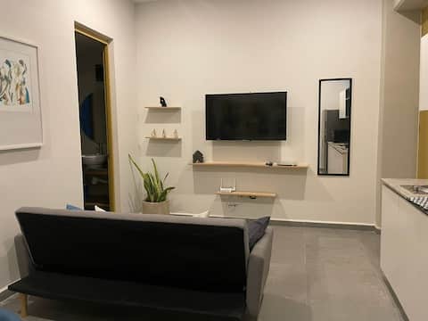Successful Airbnb property: Modern apartment with pool in North Mérida in Colonia Sodzil Norte