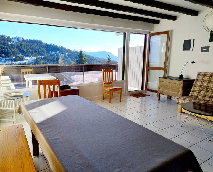 Grand 3 Pièces (52m²), Lumineux, 7 Min Des Pistes - Chamrousse