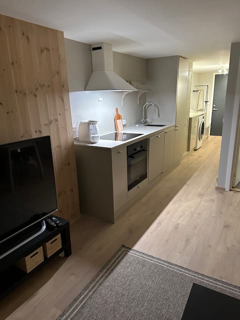 Popular Airbnb listing: Bright and nice basement apartment in a single dwelling in Hamar