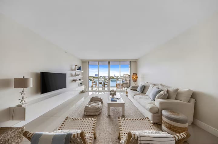 Waterfront 2br Unit | Bayview + Pool+ Hot&nbsp;Tub+ Gym - Sunny Isles Beach, FL