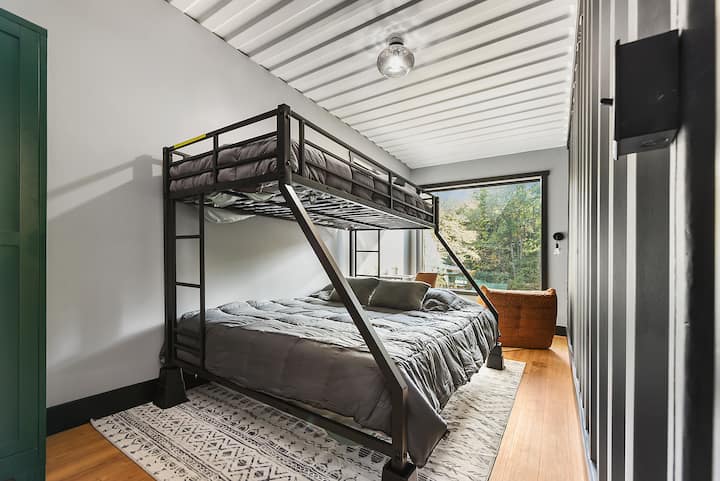 Twin XL over Queen Bunk Room.
