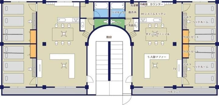 【92平米スイート】青の洞窟まで徒歩5分 最大8名様 家族旅行・グループに | リゾートイン青の洞窟 - Ishigaki