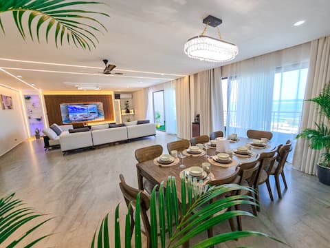 Semo's Aqua luxury 6BR Penthouse|360°sea views