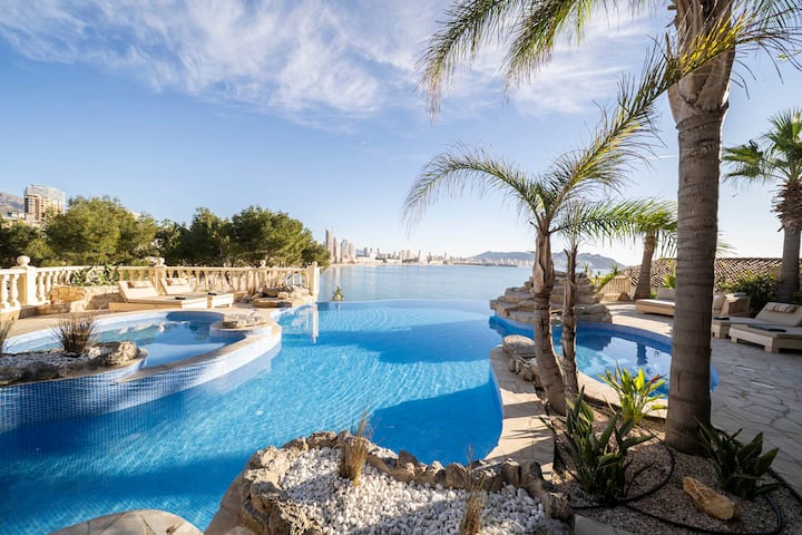 Villa 7 Chambres Surplombant La Mer - Benidorm