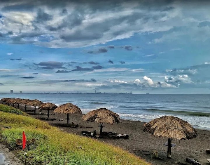Casa Cómoda Con Playa Privada Vigilancia Las 24 Hr - Boca del Río