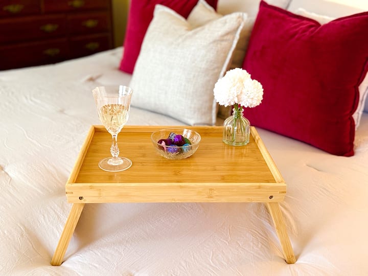 Vanilla Dream King bed (Bedroom 1) is perfect for romantic, family, or solo getaways