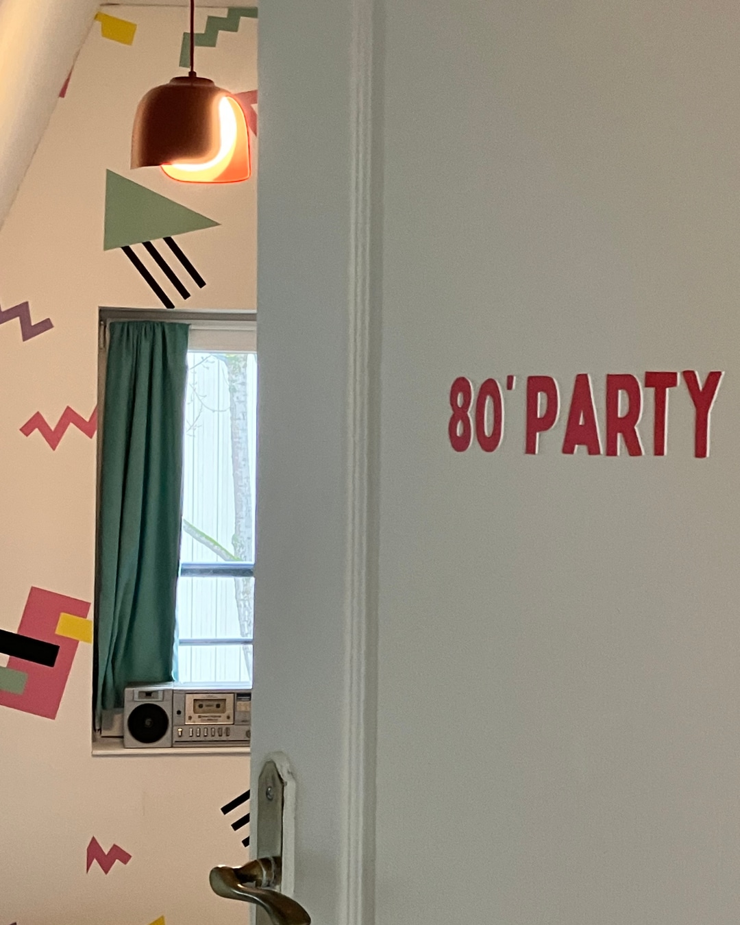 Découvrez la chambre années 80'