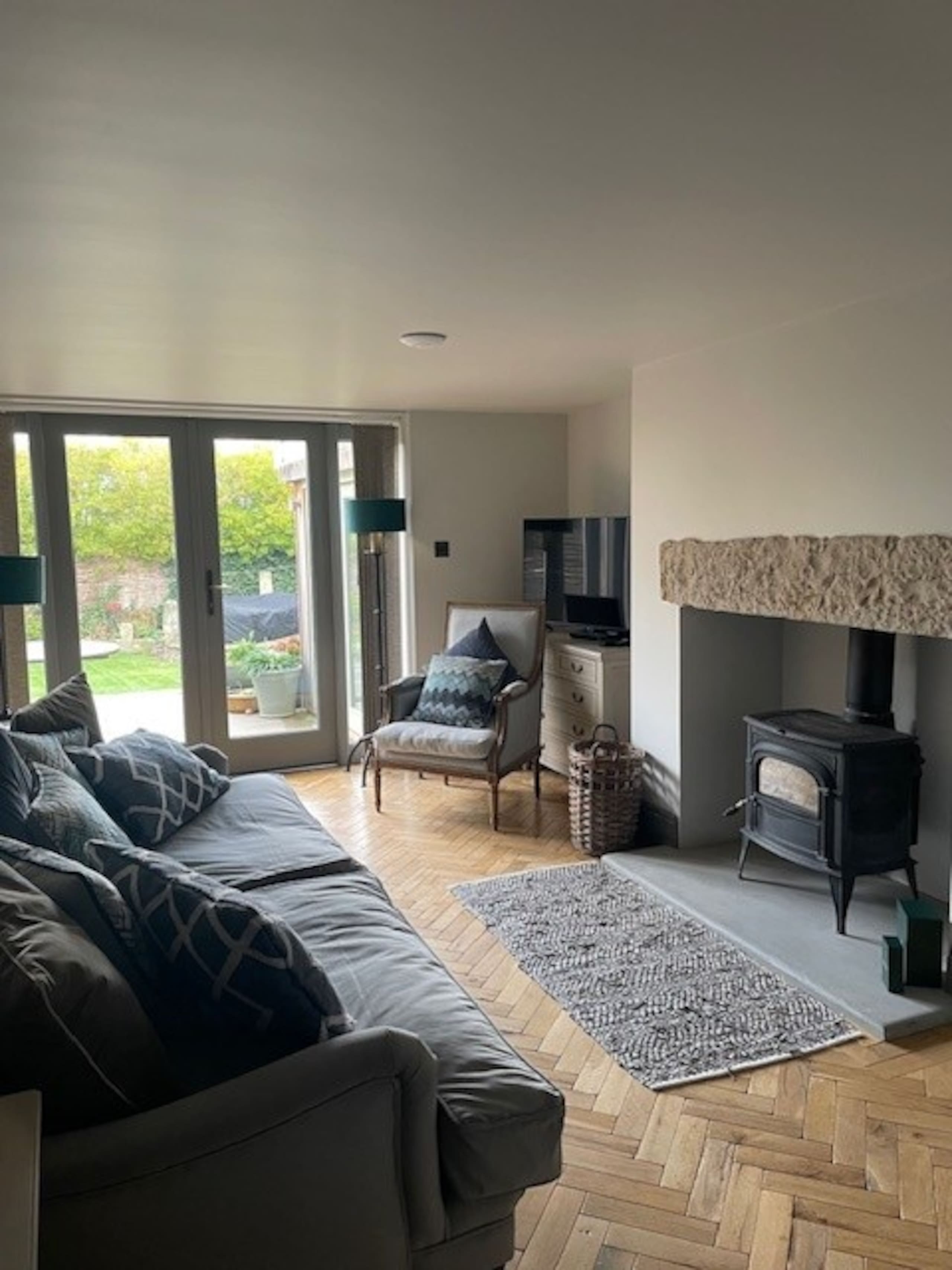 The lounge at Harrogate Hidden Stay