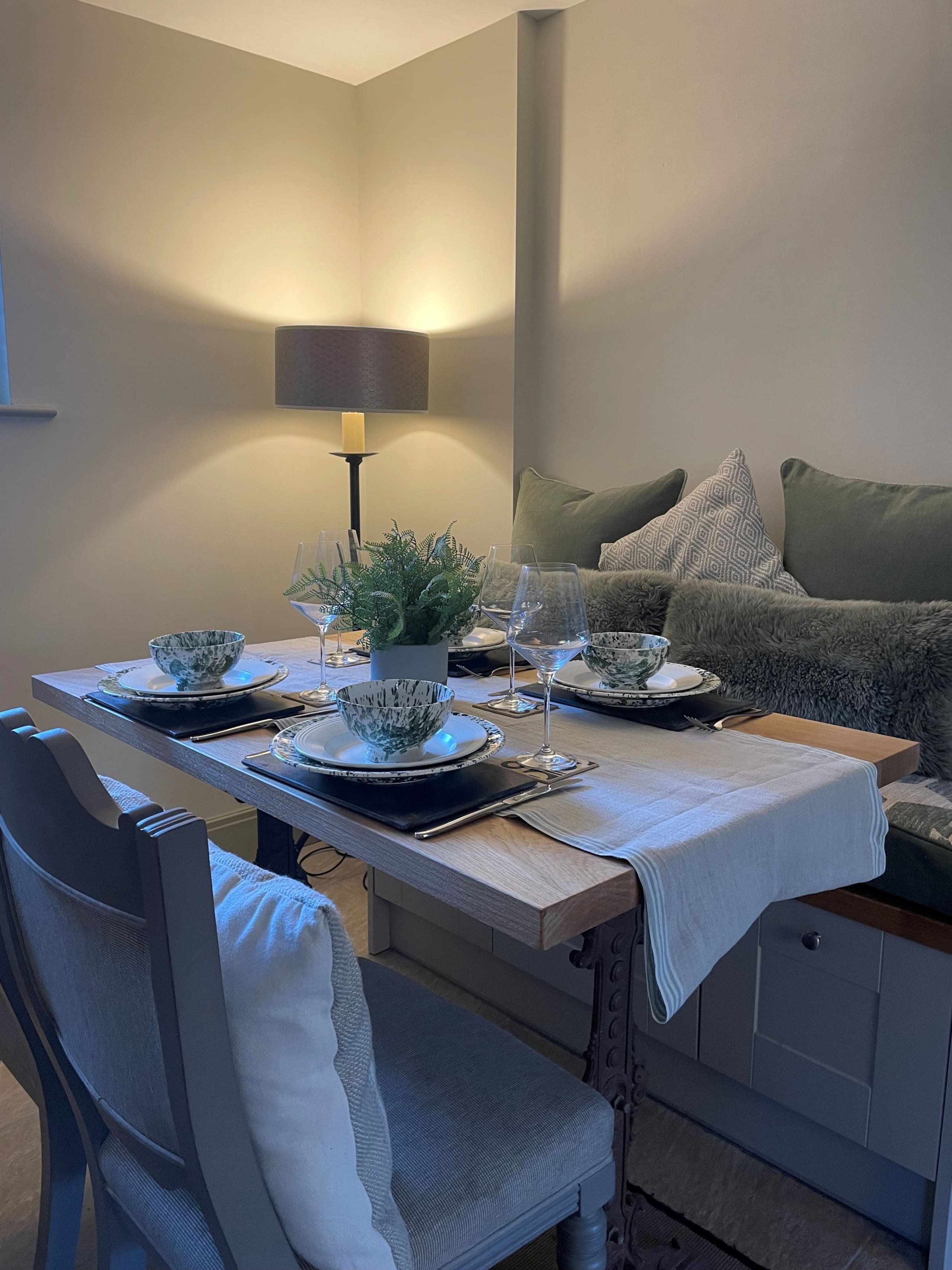 The dining area at Harrogate Hidden Stay