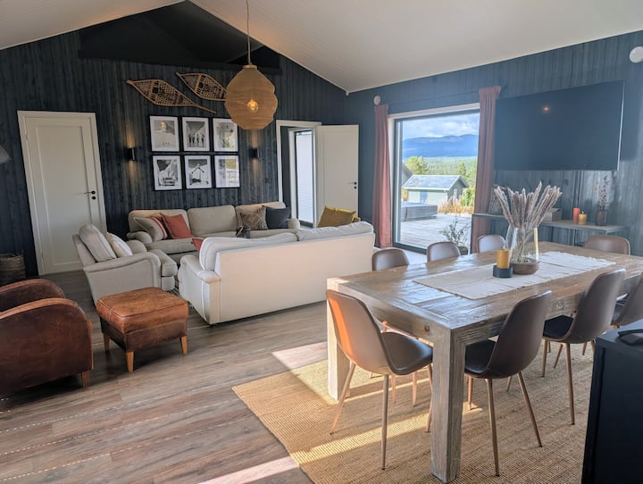 Jacuzzi & Utsikt – Moderne Hytte Nær Trysil Alpin - Norwegen