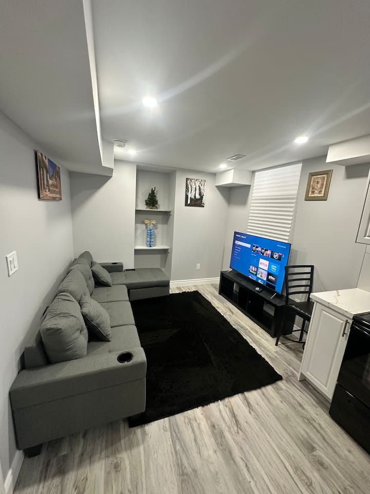 1 Bedroom Basement Unit Separate Entrance. - Kitchener