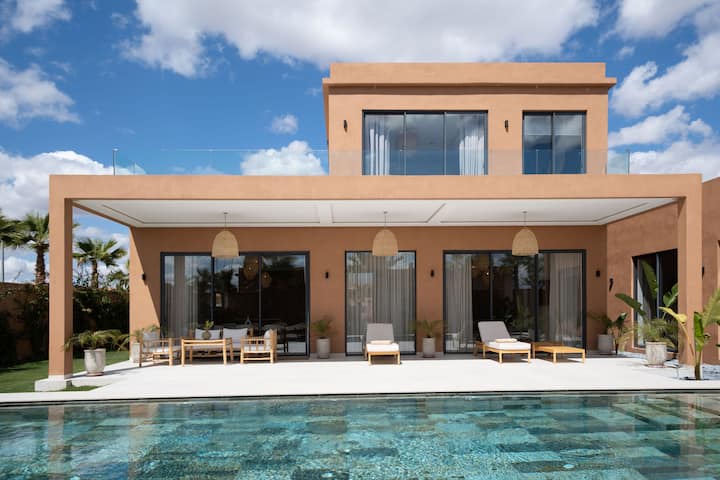 Villa 10 Personnes - Piscine Chauffée - Marrakech