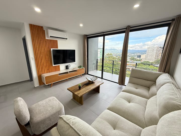 Luxueux 3brm à Col Escalon Avec Vue Et Emplacement Exceptionnels - El Salvador