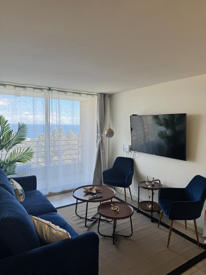 Departamento En Algarrobo Norte Con Vista Al Mar - Algarrobo