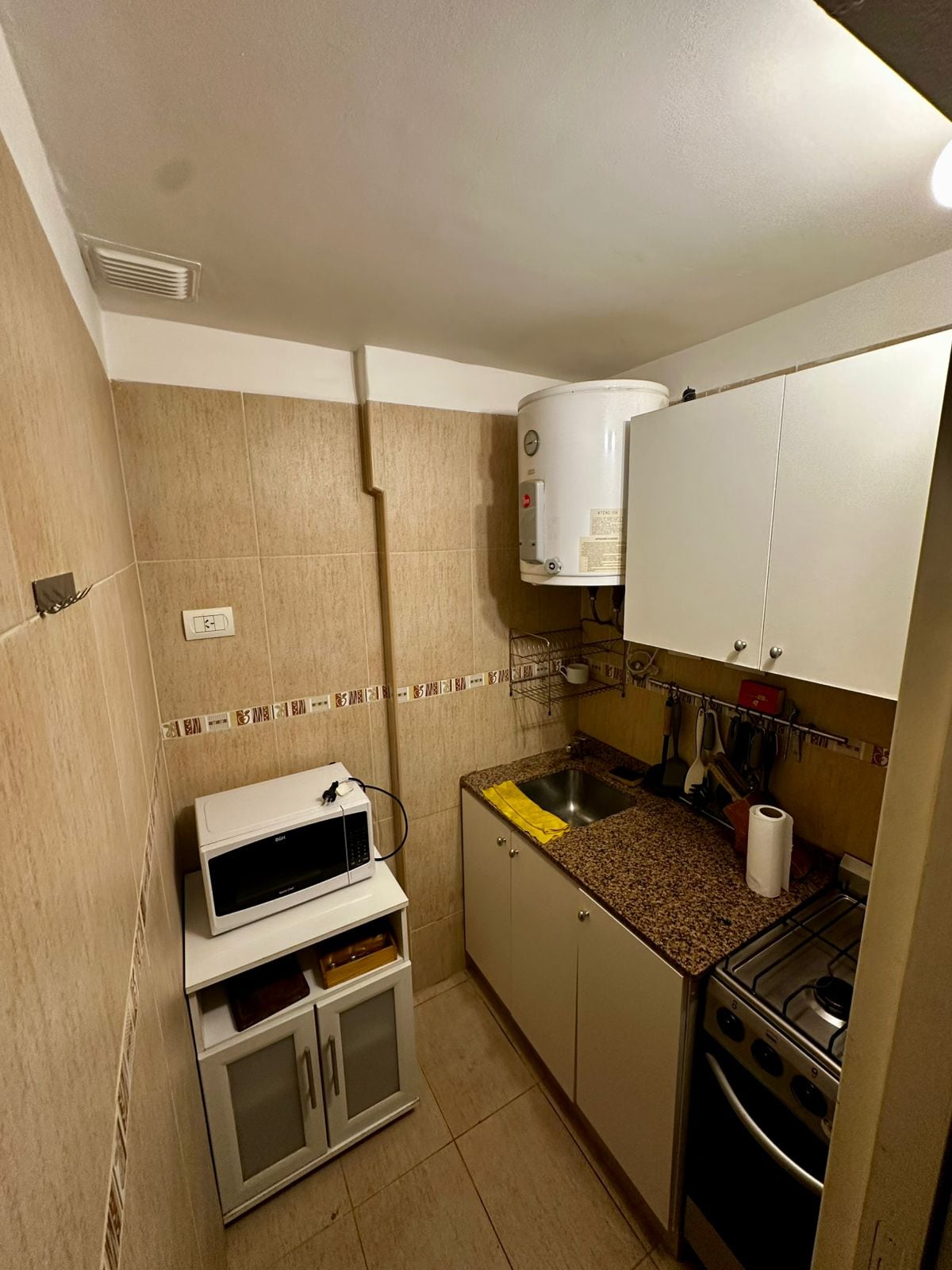 Studio apartment with patio in Vicente López