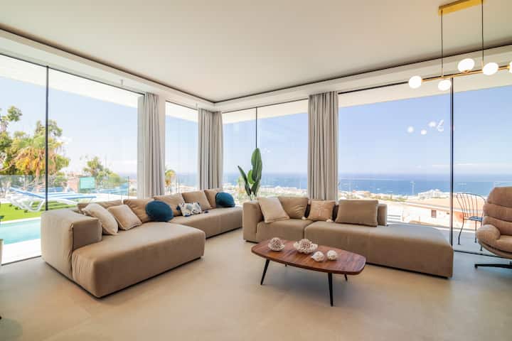 Lux New Villa C With Priv Heated Pool, Ocean View - Costa Adeje