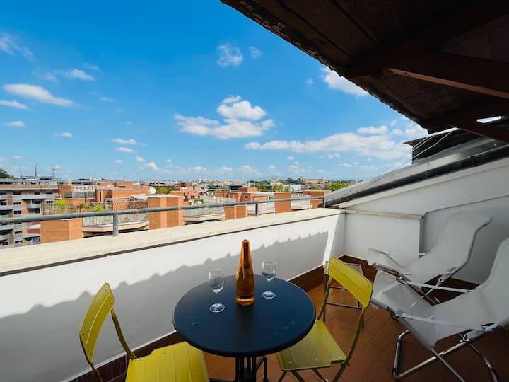 Panoramic Penthouse Trastevere - Roma