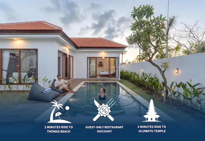 Breezy Padang Padang Villa With Private Pool - Uluwatu