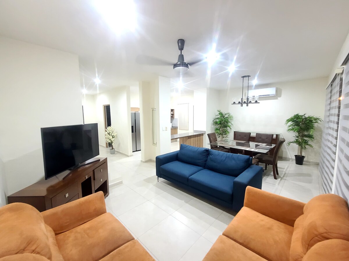 Airbnb con mejor rendimiento: Residential House: 4 bedrooms - 1 pool en Fraccionamiento Sian Kaan Iv