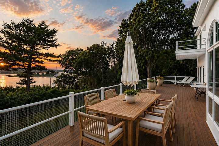 Chic Waterfront Getaway With Pool, Pickleball - East Hampton, NY