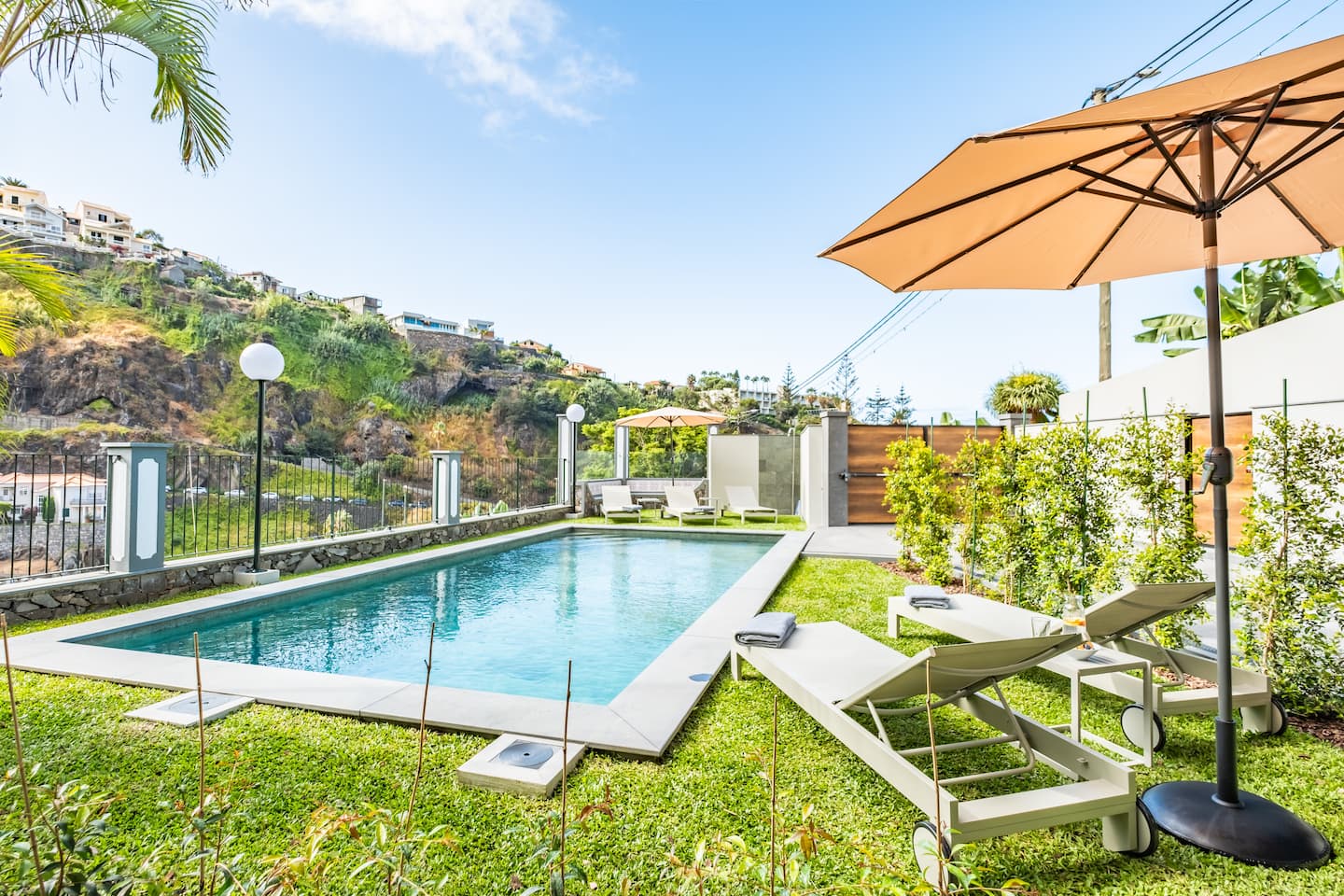 Pool and lounge area