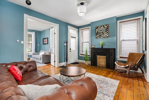 Top Airbnb: *NEW* Walk 2 Short North | Hot Tub | Easy Parking in Italian Village
