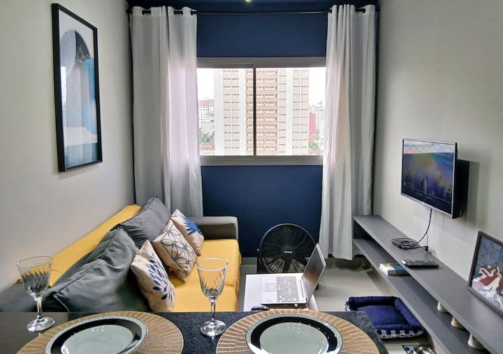 Apê Na Bela Vista  A 1,9km Av Paulista C/ Garagem - Liberdade