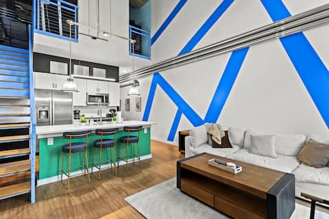 Top Airbnb: Cozy Loft | Walkable Location - Sleeps 10 in Atlantic Station