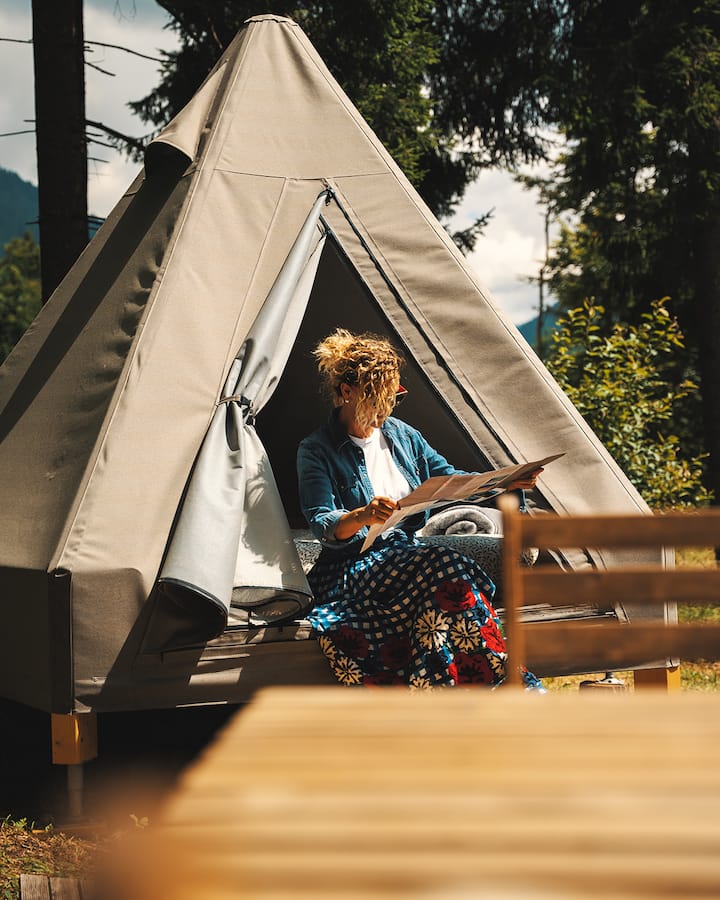 Campeggio Treinke - Tipì Classica Glamping - Forni di Sopra