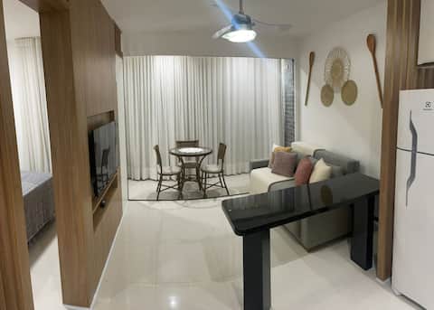 Top Airbnb: Mykonos - Beach, comfort and rest guaranteed! em Itapuã