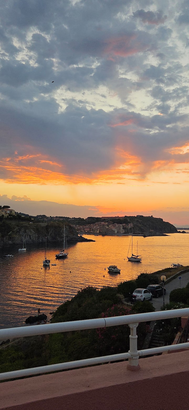 Collioure Vue Crique Appartement Familial Pour X4 - Collioure