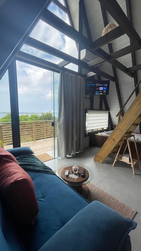 Top Airbnb: chalesbrisadalagoa _chale with a view of the lagoon in Imaruí