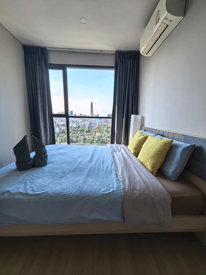 [Cozy 1 bedroom] Train Night Market/NANA Bar Street/Erawan Shrine ...