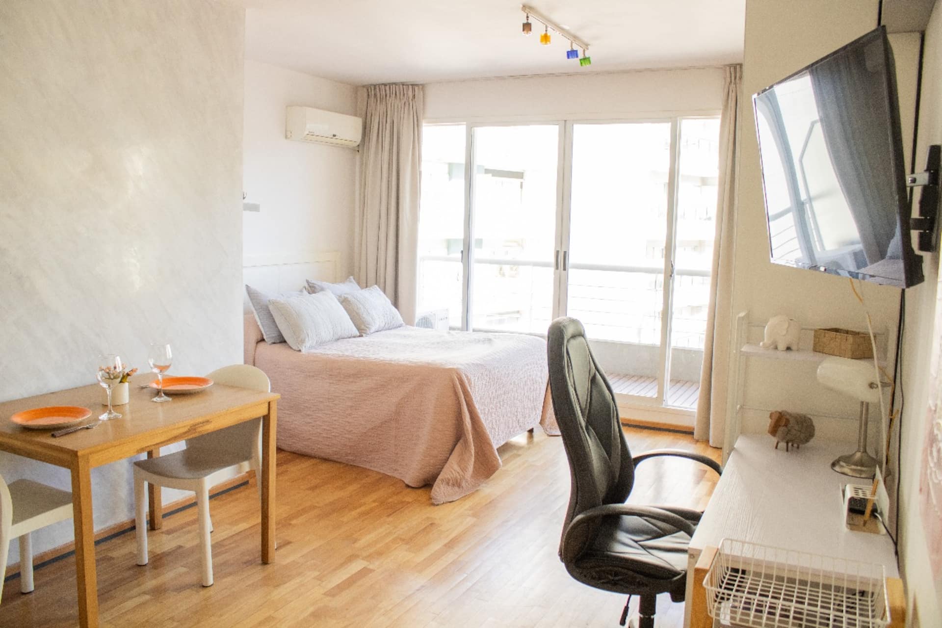 Apartamento monoambiente mobiliado em Palermo