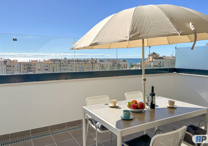 Appartement Orizon Avec Terrasse Et Vue Sur La Mer - Algarrobo