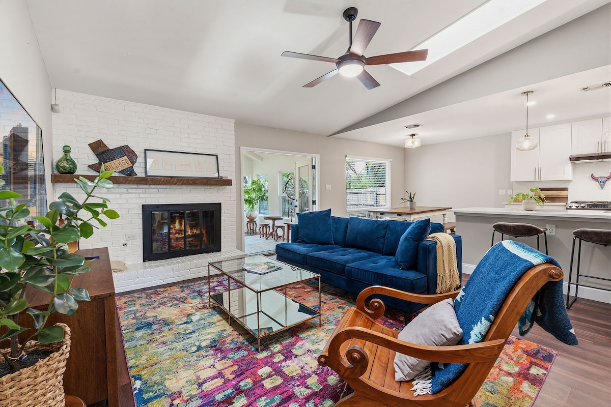 Top performing Airbnb: 4BR retreat near Domain, Q2, breweries, & 20m DT in North Lamar Rundberg