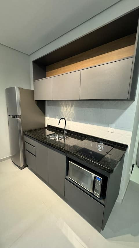 Top Airbnb: Modern studio, city center. Air-Conditioning2 in Suzano