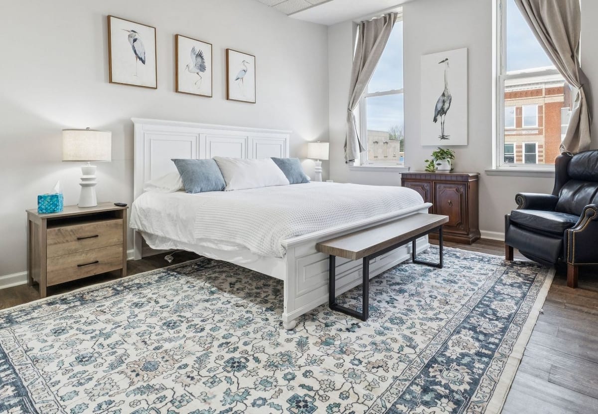 Heron's Perch — renovated 3-bedroom historic apartment in downtown Port Clinton, Ohio