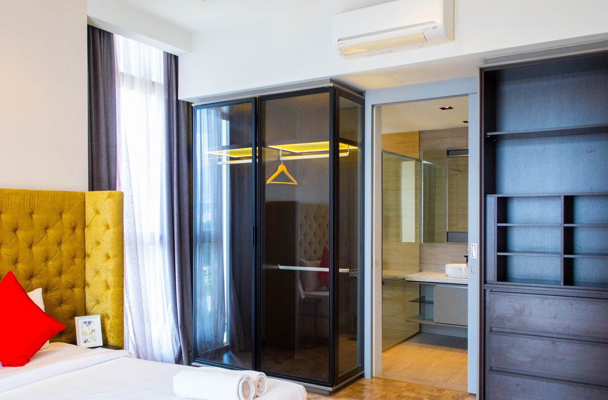 2卧室·Expressionz 2卧室吉隆坡城中城景观家庭套房，靠近地铁