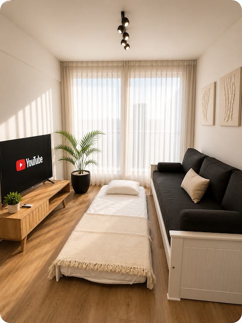 Anuncio de Airbnb popular: Bright Apartment · Design and Comfort · Palermo Queens en Villa Crespo