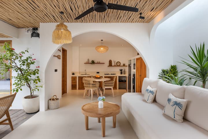 New Seminyak1b Coastal-inspired Boho Retreat Villa - Seminyak
