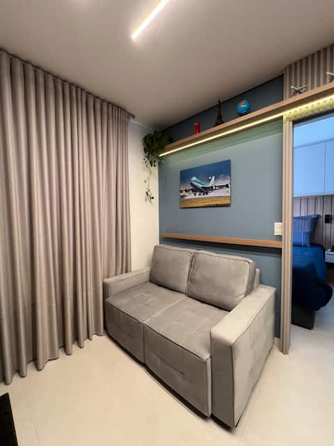 Airbnb em destaque: New apartment with garage in downtown Curitiba. em Centro