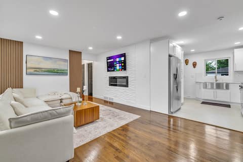 Spacious and stylish 5-bedroom and 2-bath retreat.