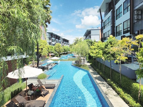 [Near Mall]Resort Style • Nice Pool • Family suite