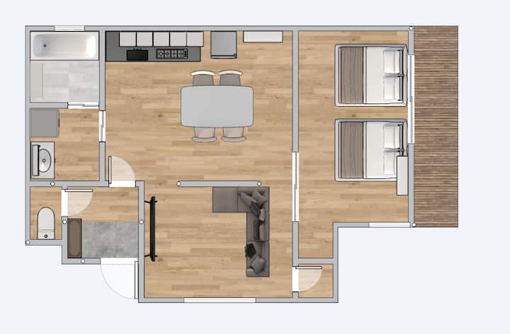 Near Nishi-funabashi｜1ldk 52㎡｜easy Access｜1f - Funabashi