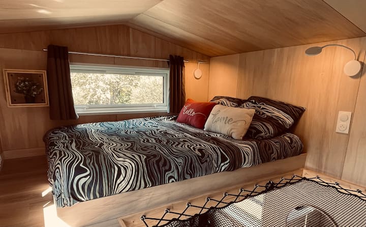 Spálňa so sieťkou na oddych