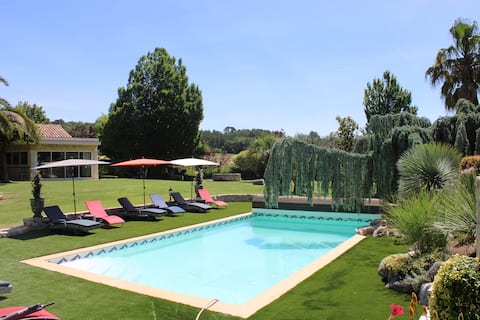 L'Oasis de Boisset: Mas 5* private pool SAUNA/SPA