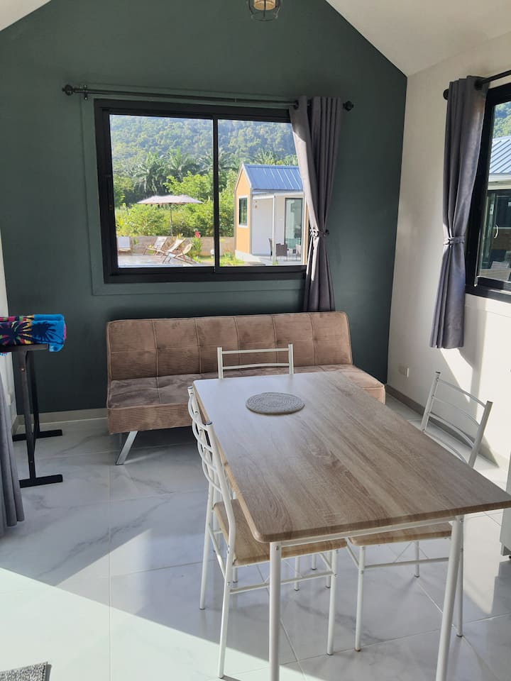 Bungalow, 1 Moto Inclus, Piscine, Plage 15mint A5 - Krabi