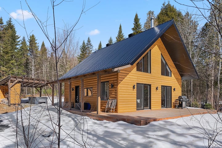 Le Boisé – Chalet Chaleureux Au Bord De La Rivière - Quebec